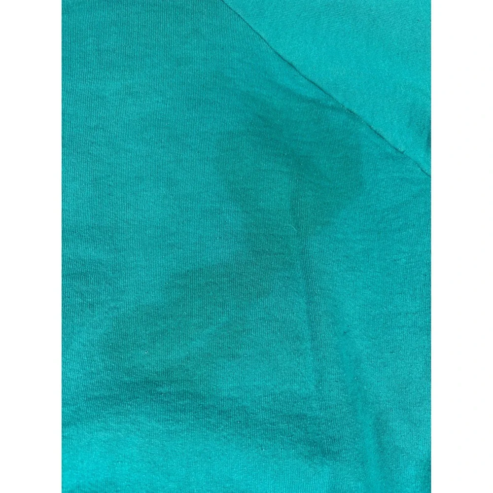 Vintage Disney Mickey Mouse Raglan‎ Sweatshirt Teal Kids Youth XL 90s Graphic